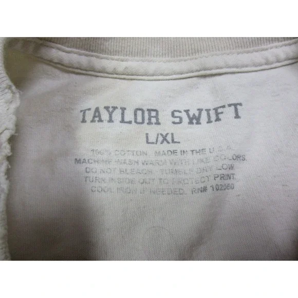 Taylor Swift T Shirt Taylor's Version Oversized Graphic (L/XL) Tie Dye Distress - Picture 8 of 12